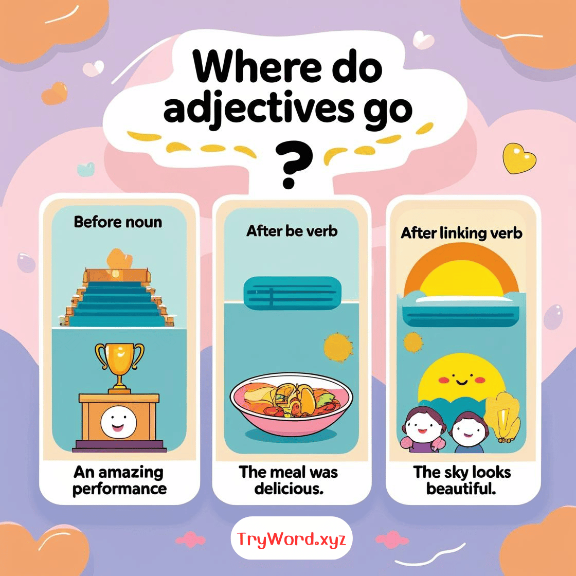 การใช้คำ Adjective